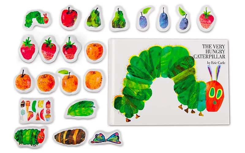 The Very Hungry Caterpillar Storytelling Set contents