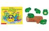 Five Green and Speckled Frogs Storytelling Set contents